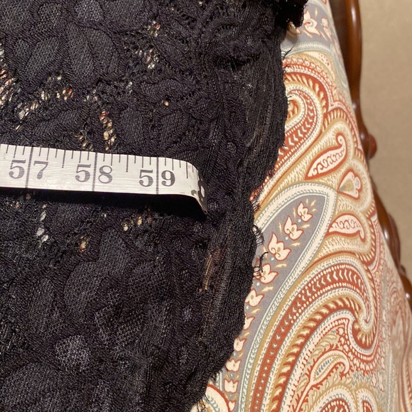 Womens Floral lace Plus Size Midi Scooped Neckline Cocktail Party Dress black 4X - Picture 8 of 11